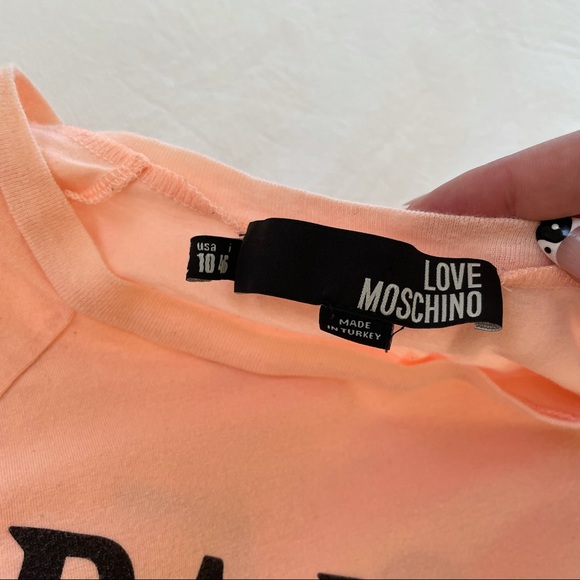 🎲 love moschino t shirt dress - Picture 3 of 4
